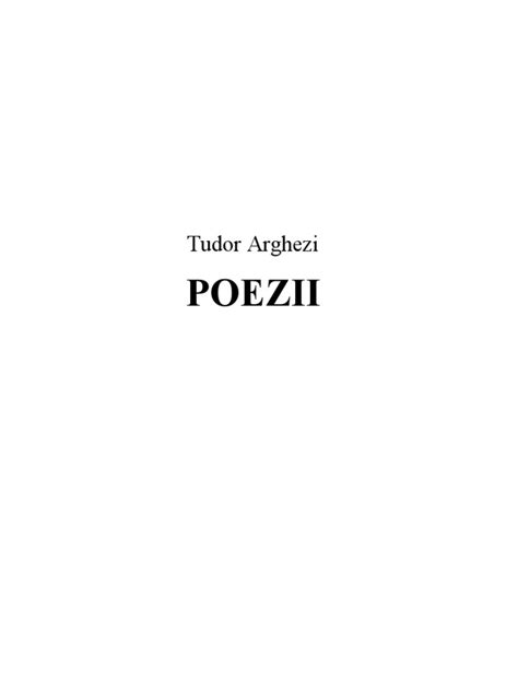 tudor arghezi pdf